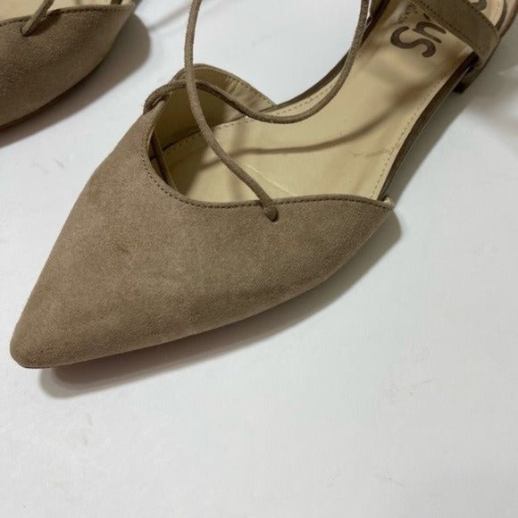 Circus by Sam Edelman Lace Up Pointed Toe Ballet Flat Women's Sz 6.5 - Picture 5 of 12